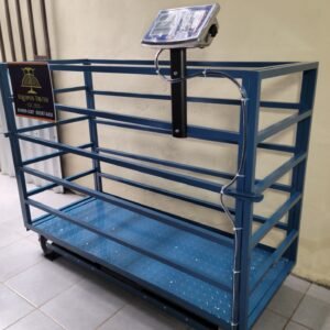 20250930_105119 Balanza para cerdos de Jaula Metálica